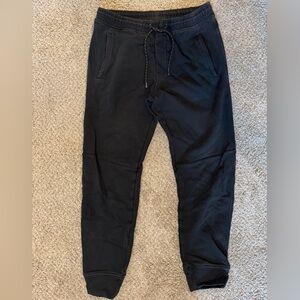 American Eagle Outfitters Men’s Black Fleece Joggers Large Tall
